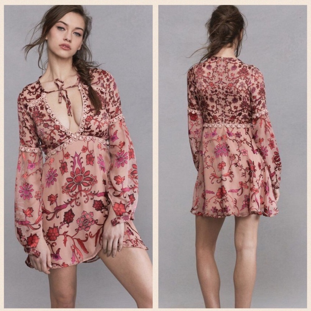 For Love and Lemons Saffron Mini Dress